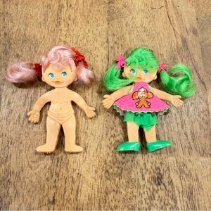 Vintage Flatsy Dolls Ideal Toy Company Set of 2